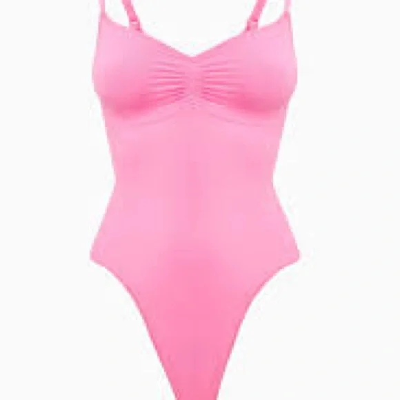 NWT SKIMS Fir Everybody Bodysuit - Pink - Picture 2 of 4